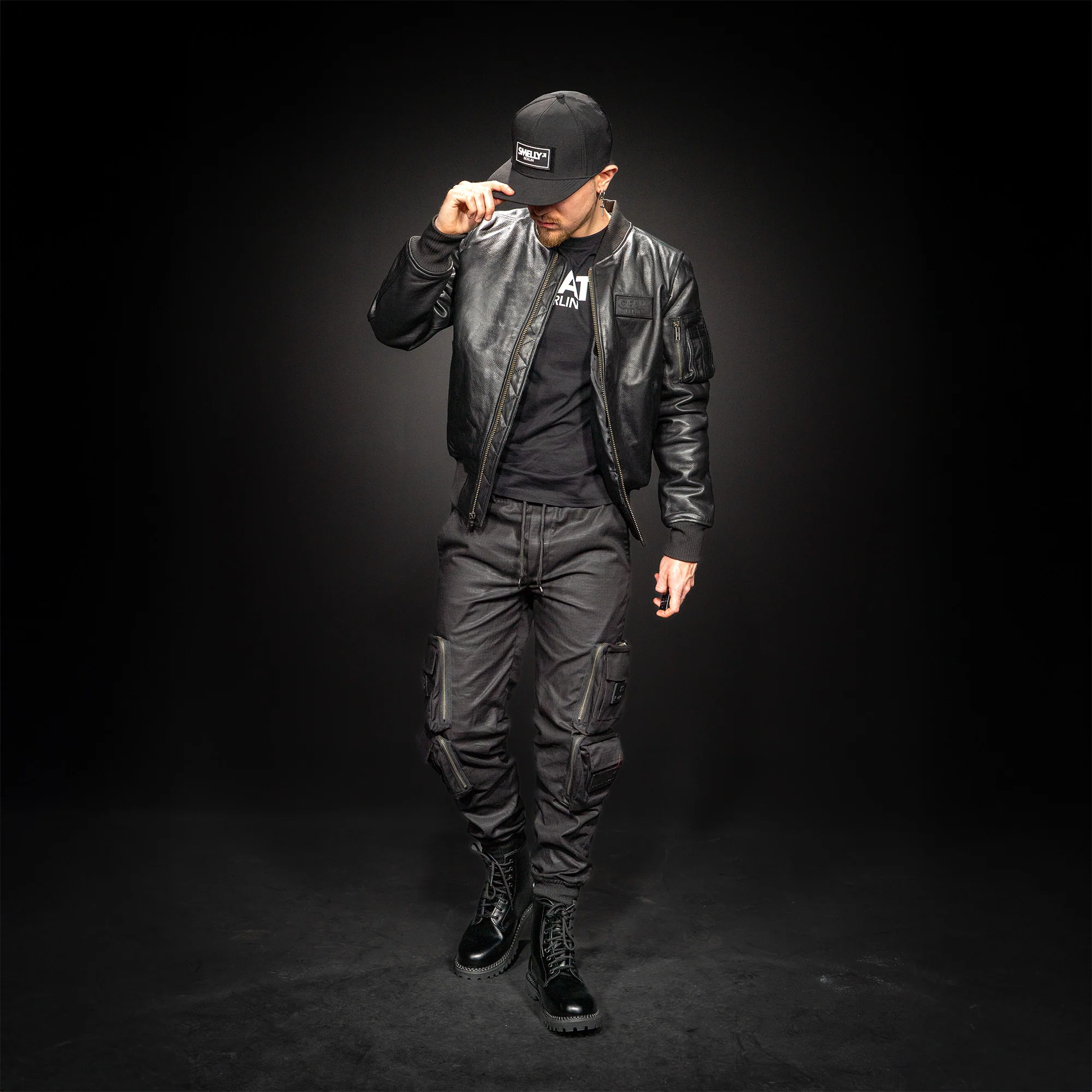 CARGO PANT COTTON BLK - Image 3