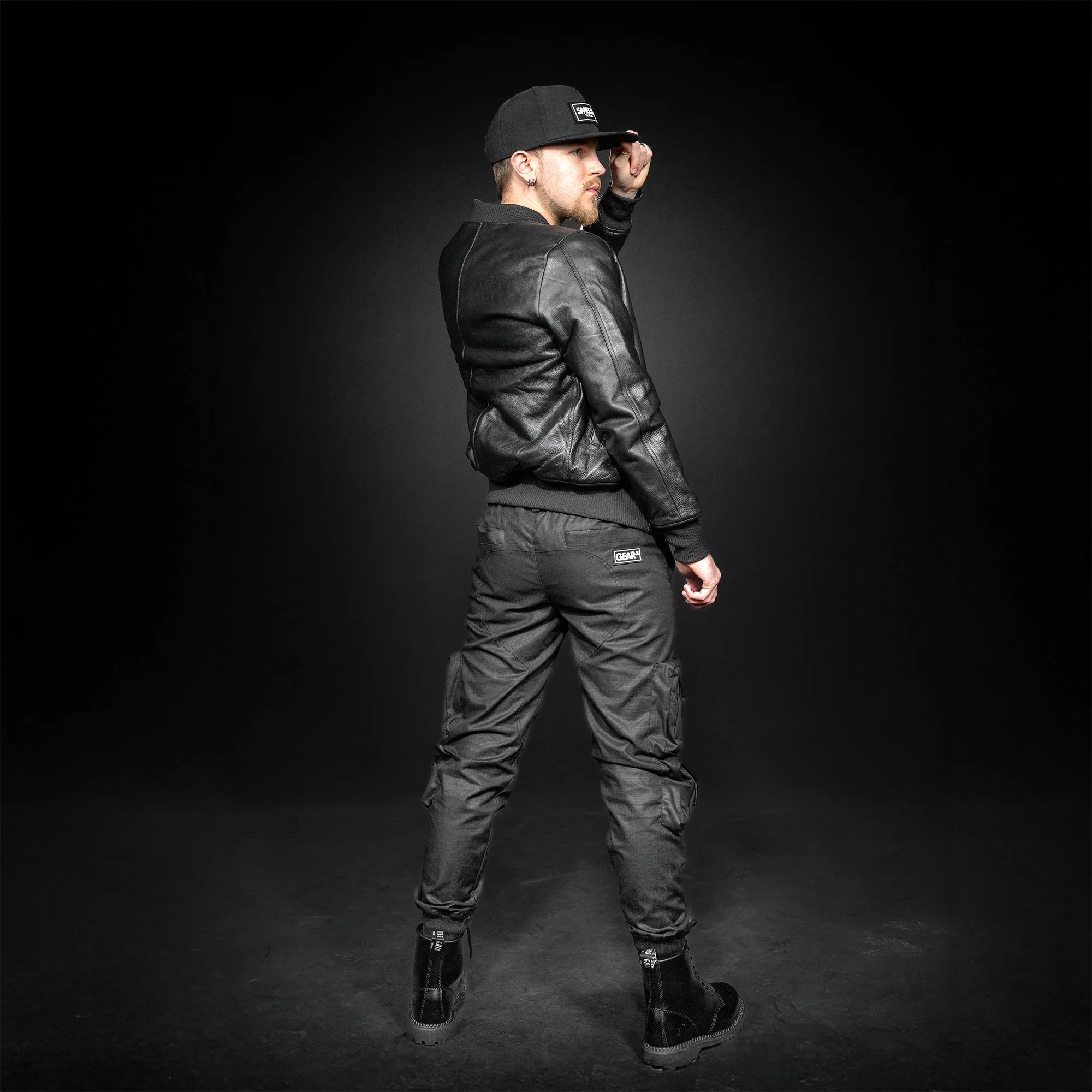 CARGO PANT COTTON BLK - Image 4