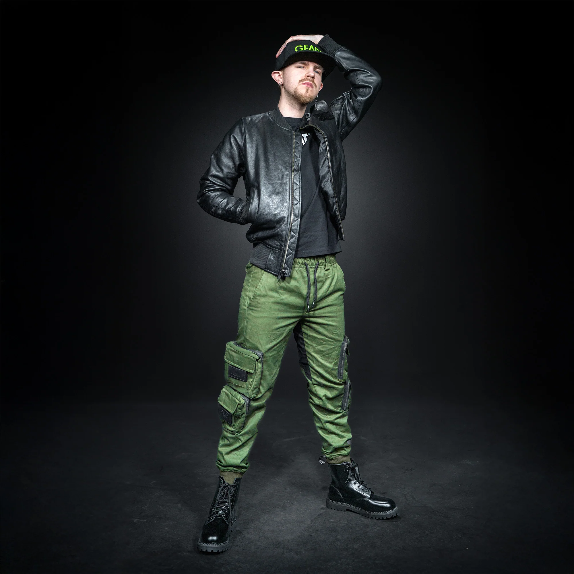 CARGO PANT COTTON GRN - Image 3