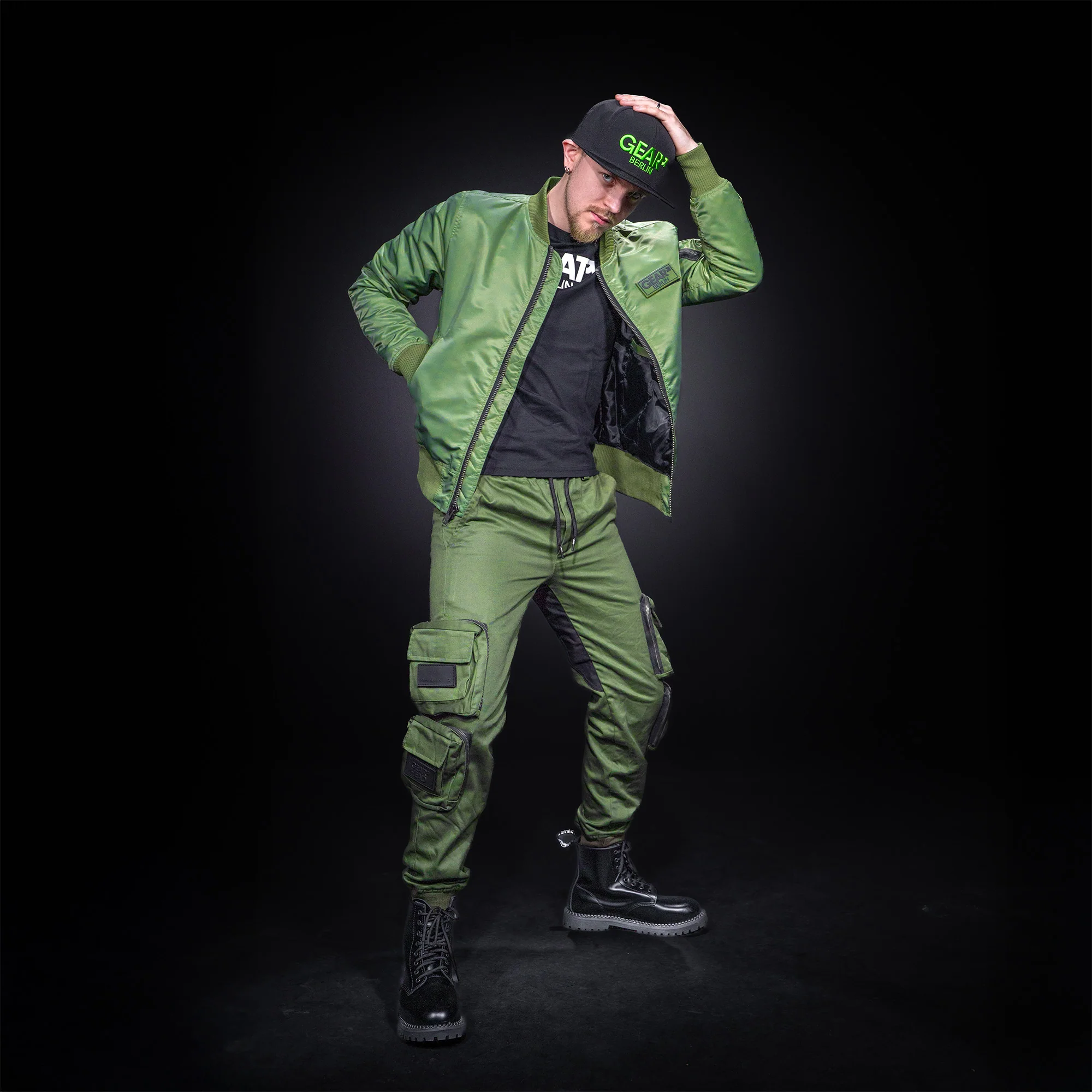 CARGO PANT COTTON GRN - Image 4