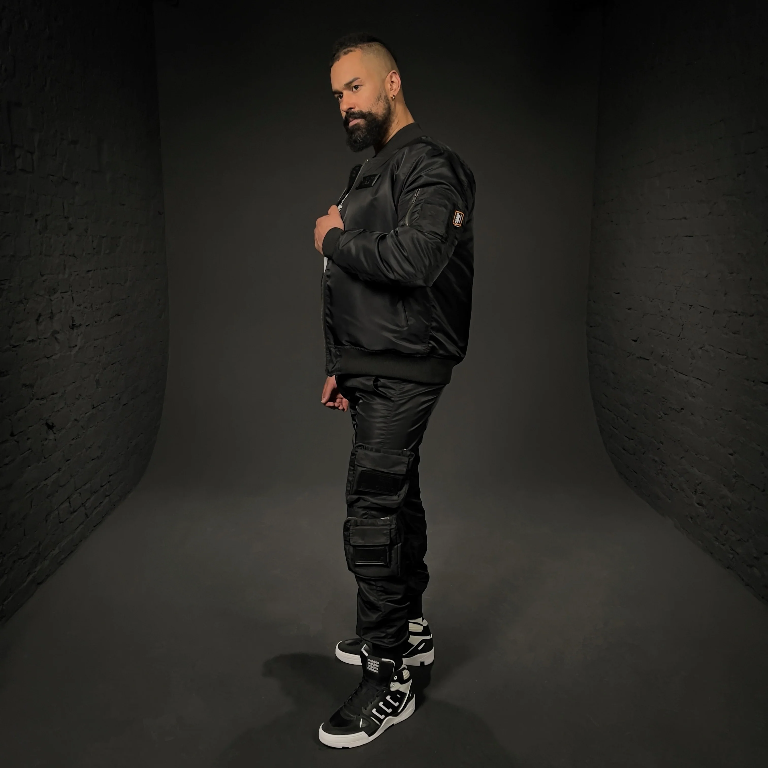 CARGO PANT NYLON BLK - Image 3