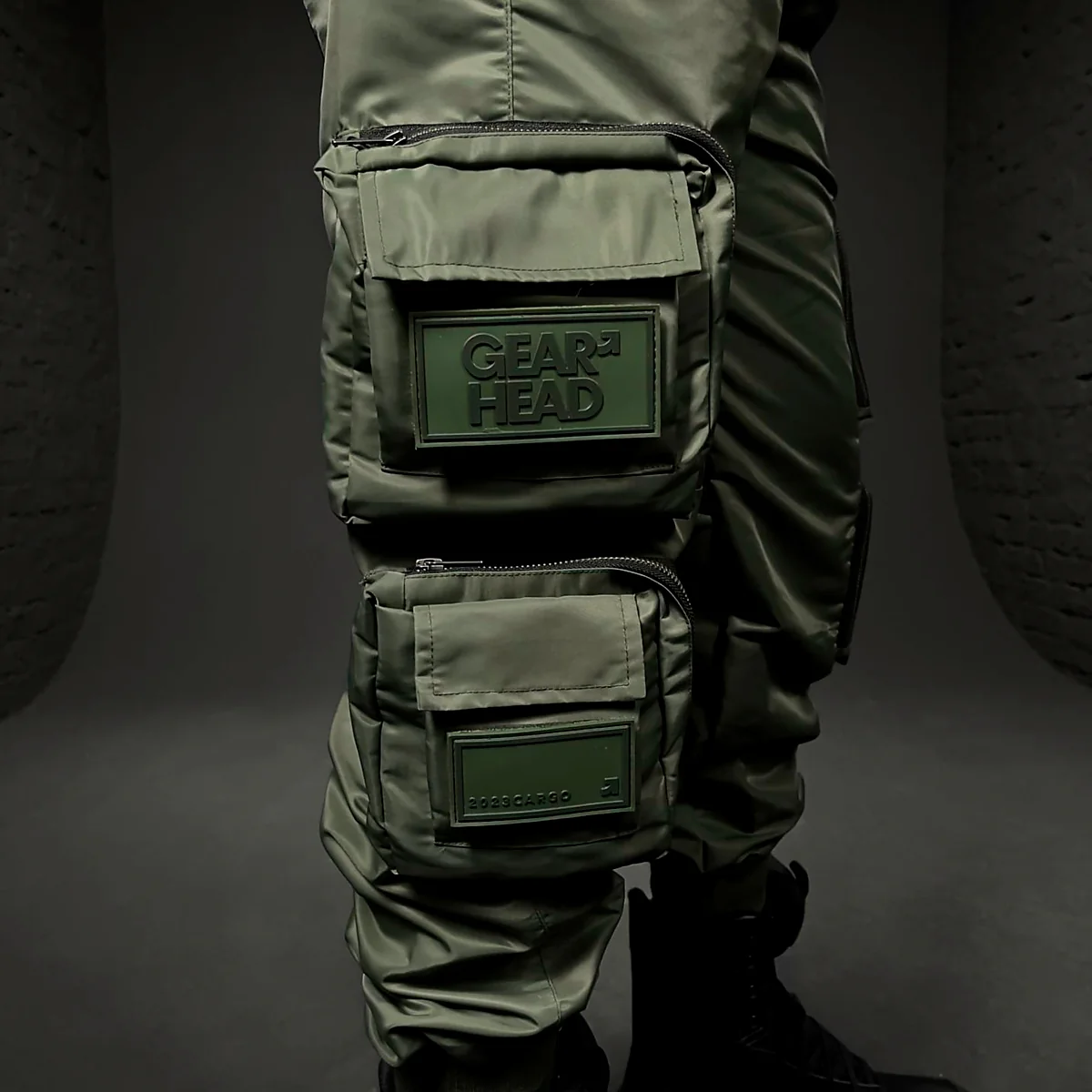 CARGO PANT NYLON HACKNEY GREEN - Image 5
