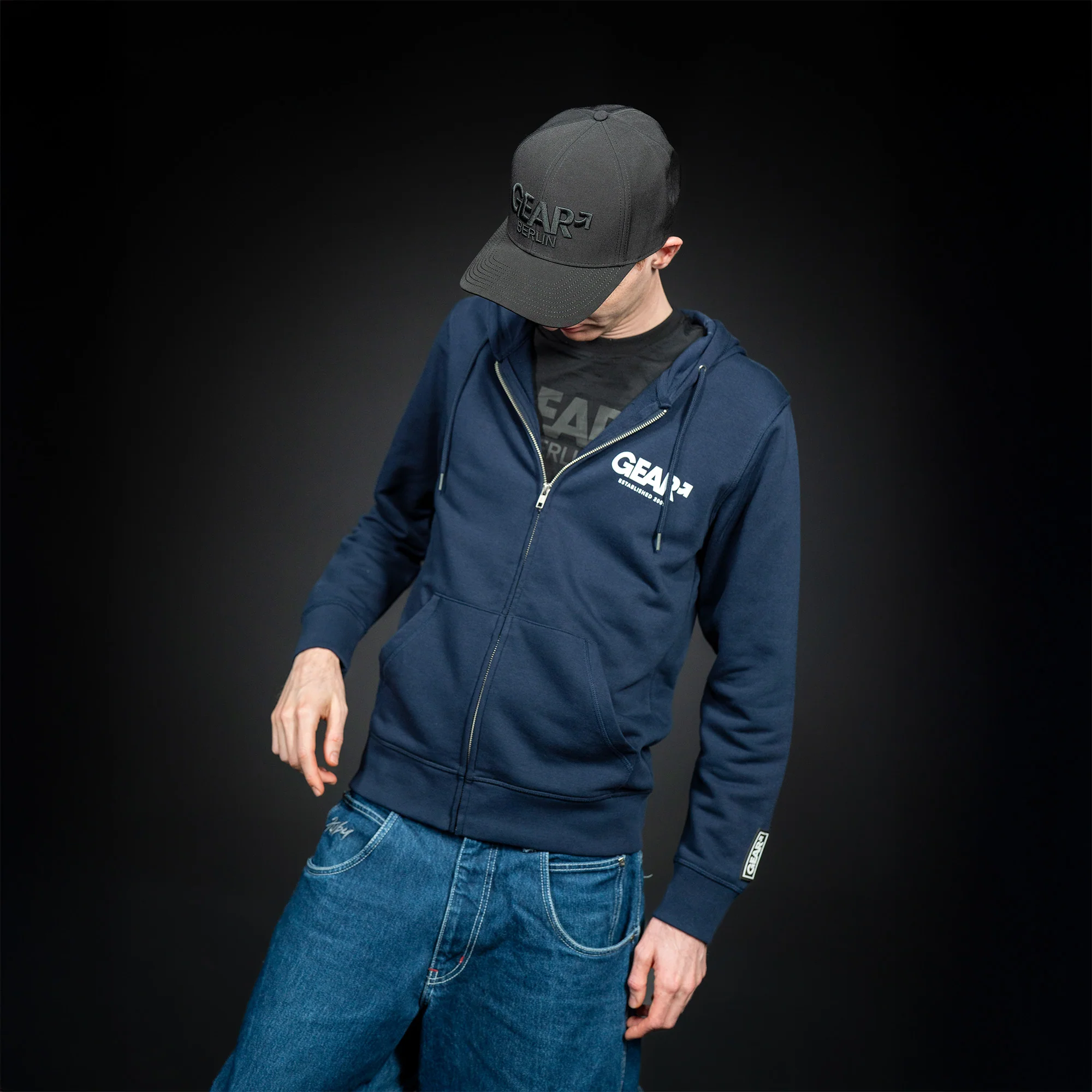 GEAR CRUISE CAP CURVED BLK/BLK SNAP - Image 3