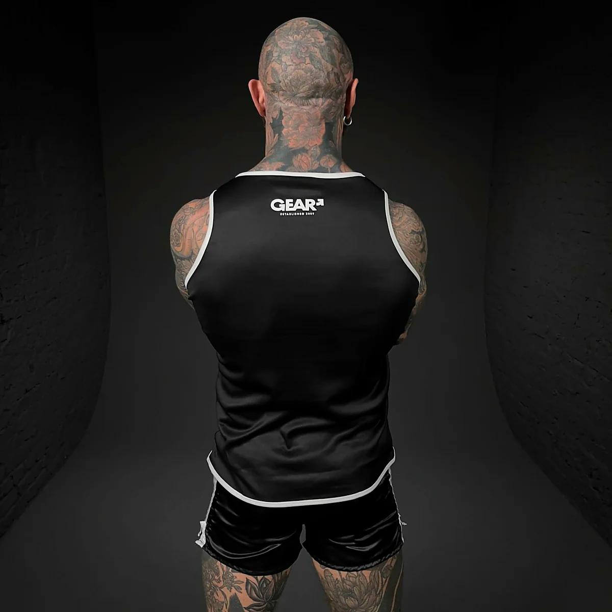 GEAR RUSH TANK BLK/WHT - Image 4
