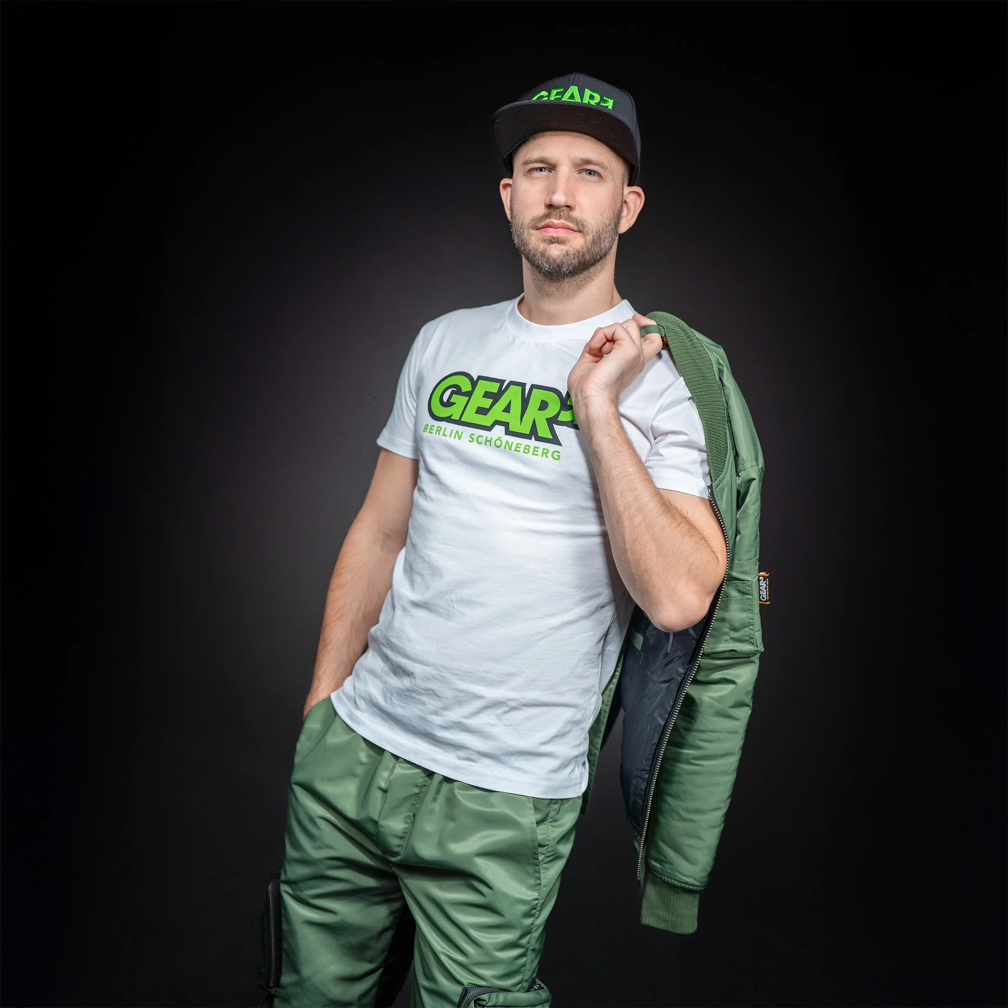 GEAR SHIRT SCHÖNEBERG WHT/LIME - Image 2