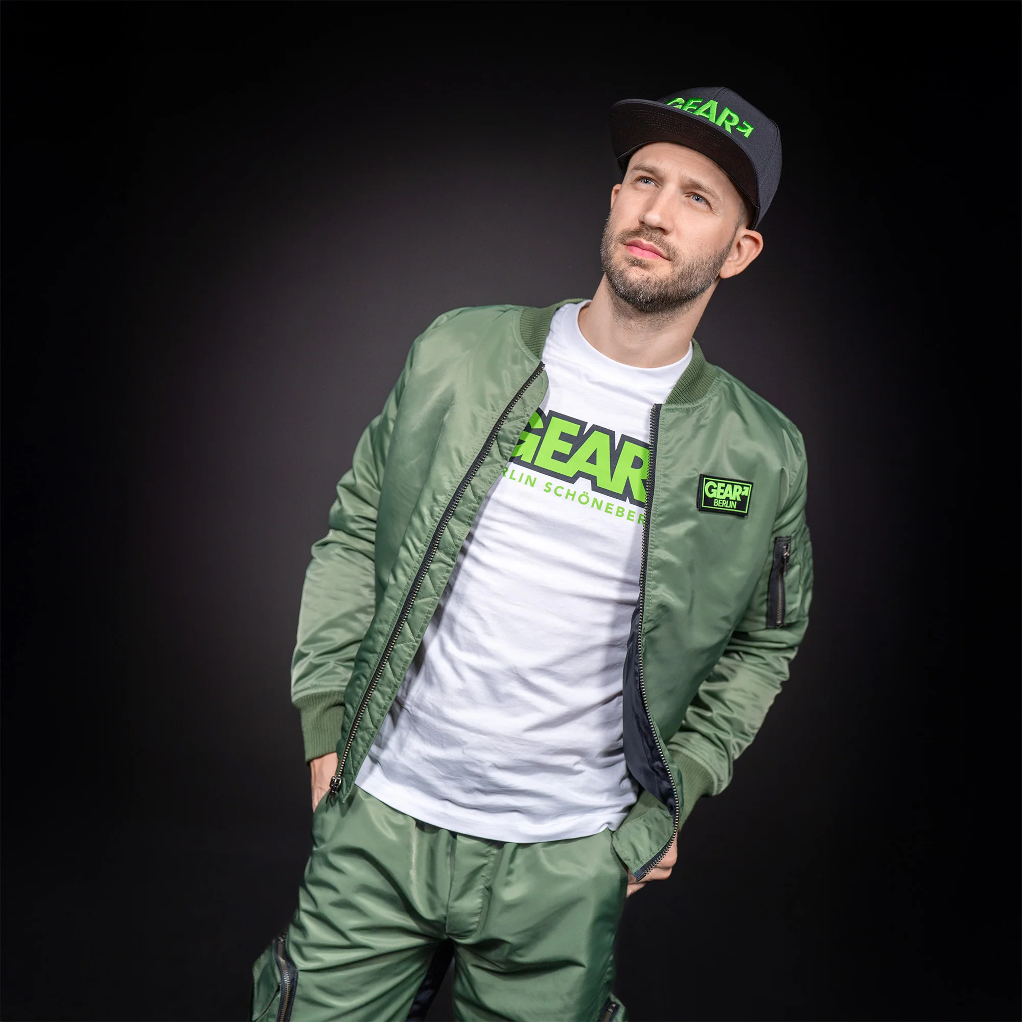 GEAR SHIRT SCHÖNEBERG WHT/LIME - Image 3