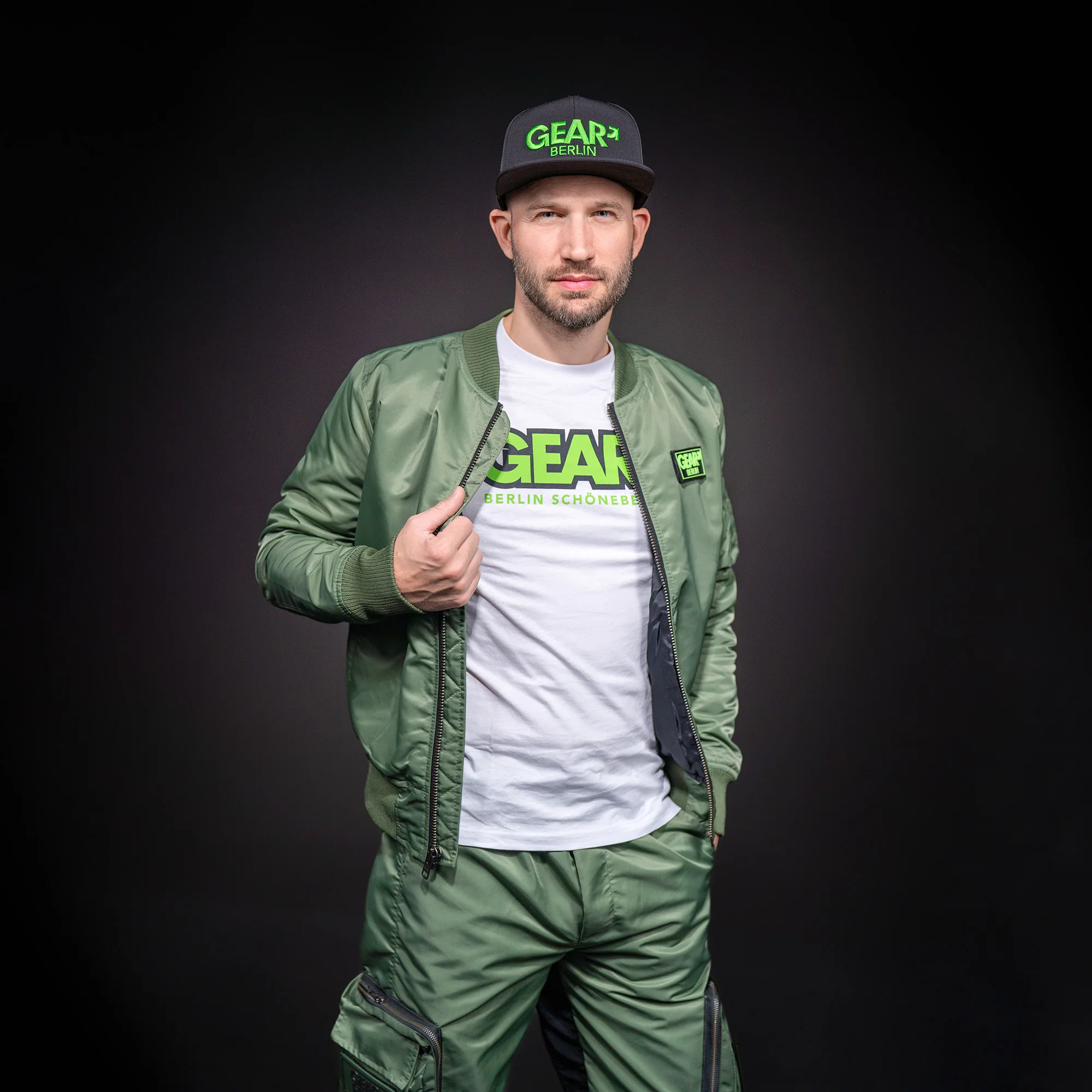 GEAR SHIRT SCHÖNEBERG WHT/LIME - Image 4