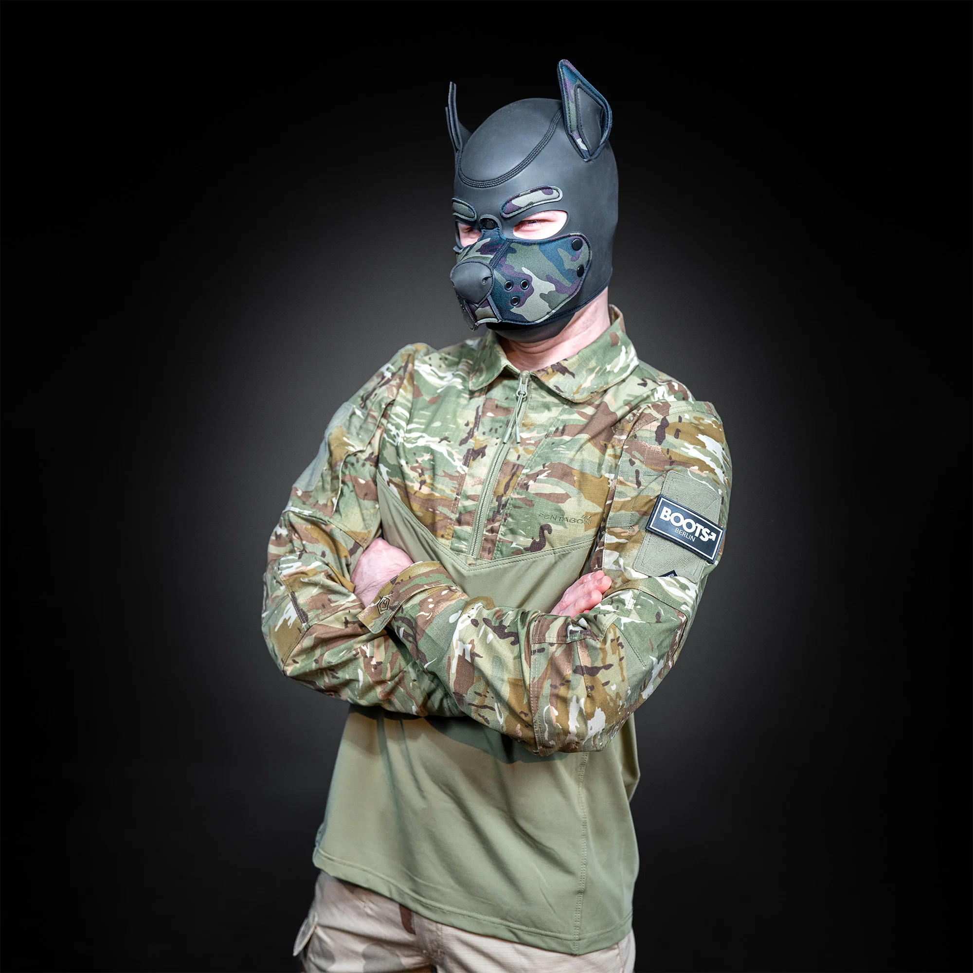 MR-S NEOPRENE K-9 HOOD CAMO - Image 3