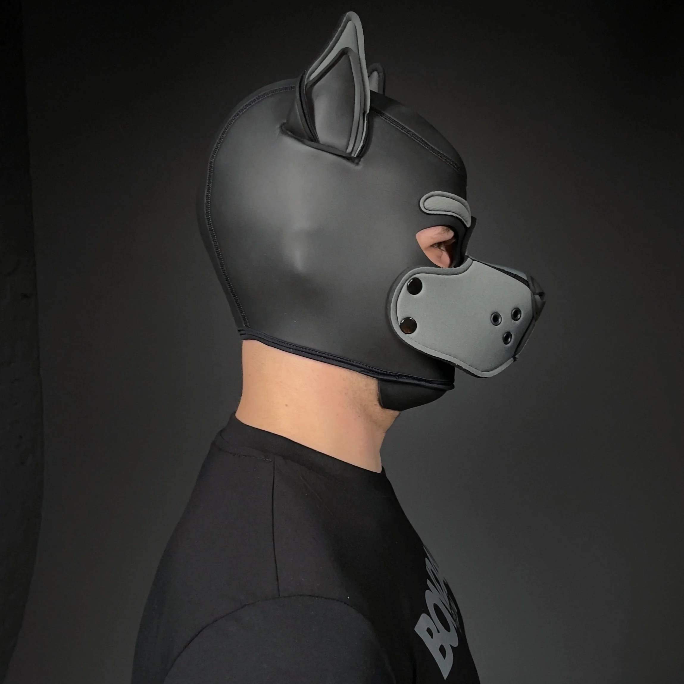 MR-S NEOPRENE K-9 HOOD GRAY - Image 4