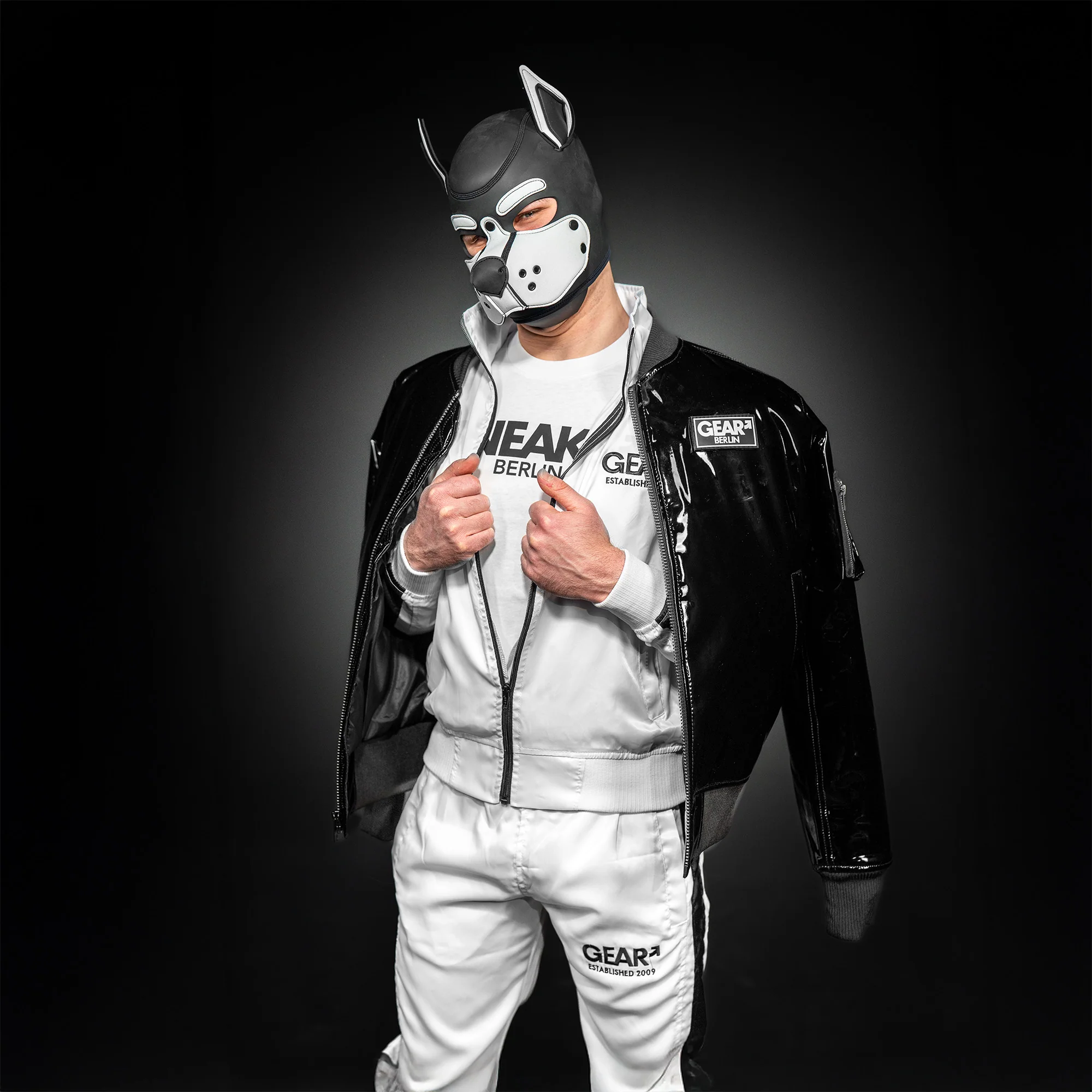 MR-S NEOPRENE K-9 HOOD WHITE - Image 4