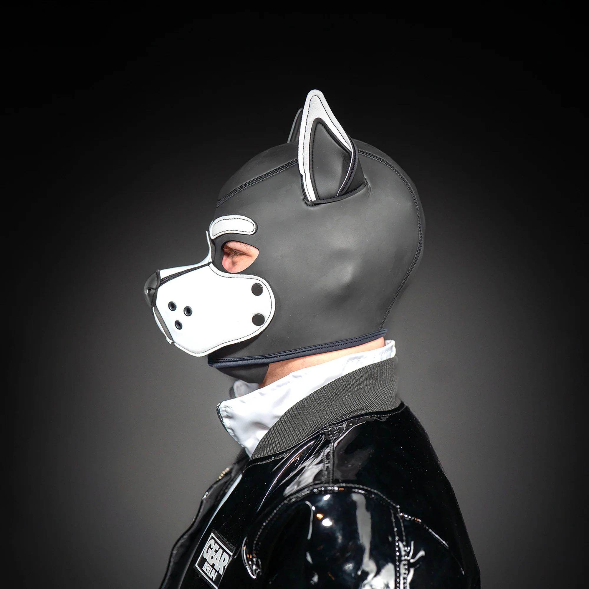 MR-S NEOPRENE K-9 HOOD WHITE - Image 5
